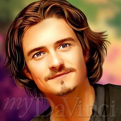 Orlando Bloom Pop Art Print - myDaVinci